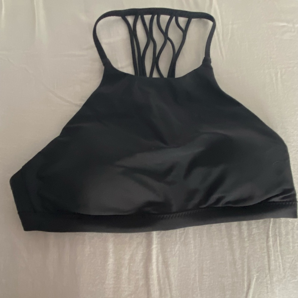 LULULEMON BLACK  PADDED SPORTS BRA- SIZE 2